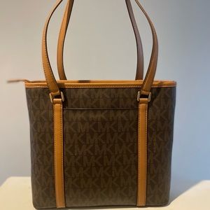 Michael Kors Brown Logo Tote